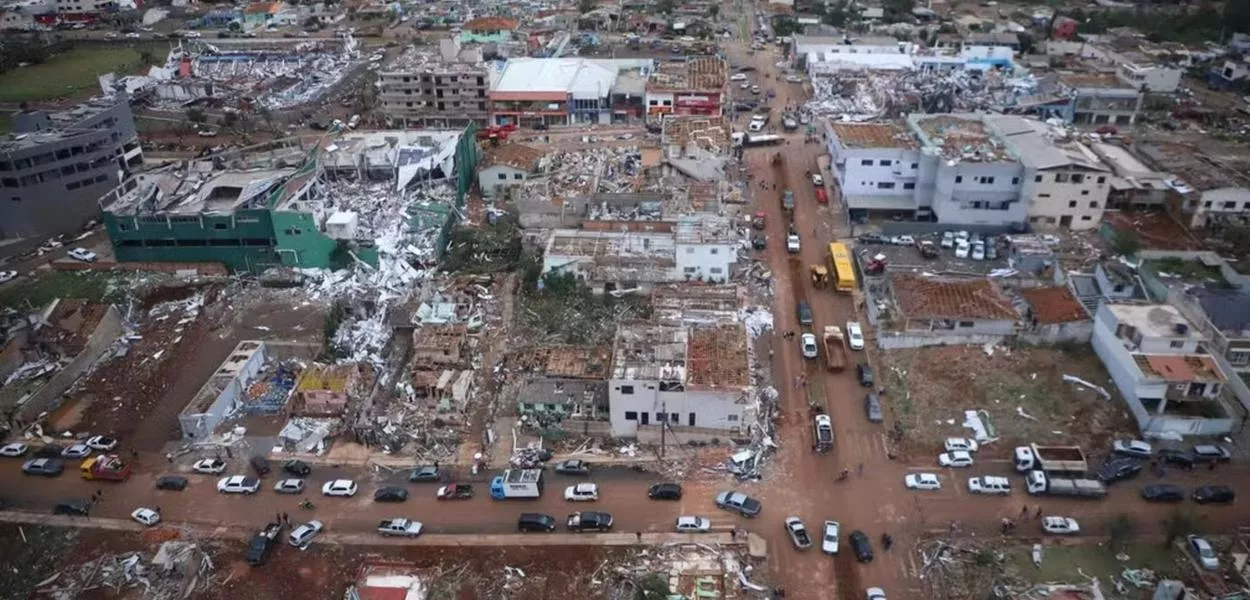 Imagens aéreas de Rio Bonito do Iguaçu, no Paraná