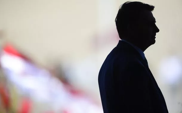 Jair Bolsonaro, escurecido na foto - 30/07/2021