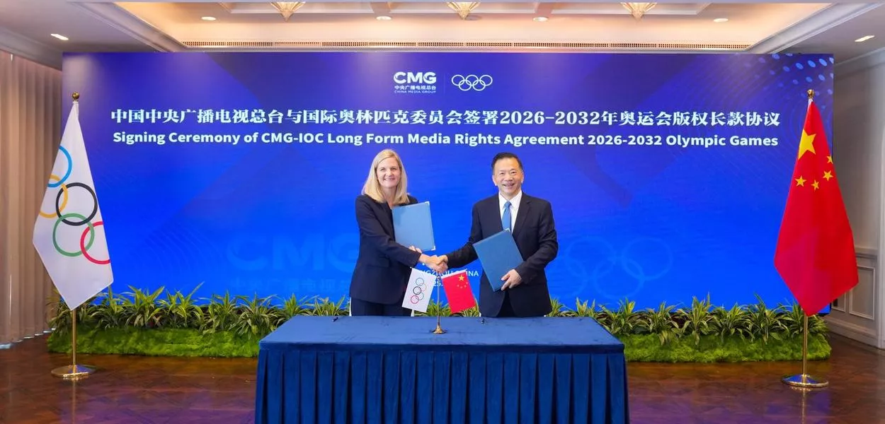 CMG e COI assinam acordo de longo prazo para direitos de mídia das Olimpíadas de 2026-2032