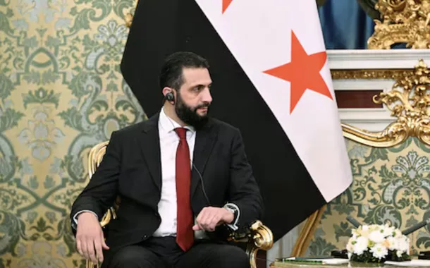 Ahmed al-Sharaa em Moscou, Rússia - 15/10/2025