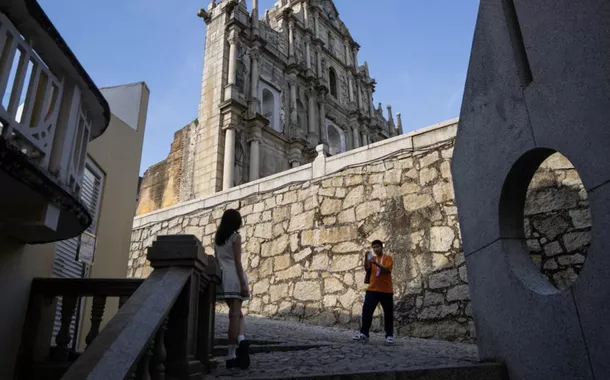 Ponto turístico na cidade de Macau
