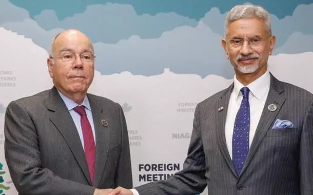 Mauro Vieira e Jaishankar