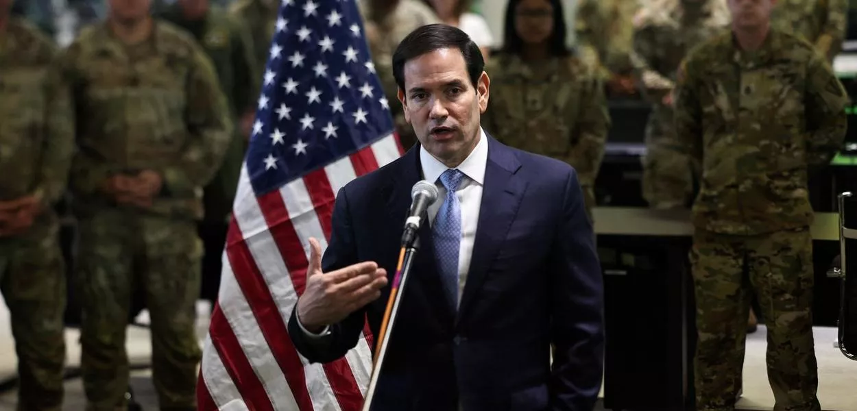 O secretário de Estado dos EUA, Marco Rubio, em Israel - 24/10/2025   