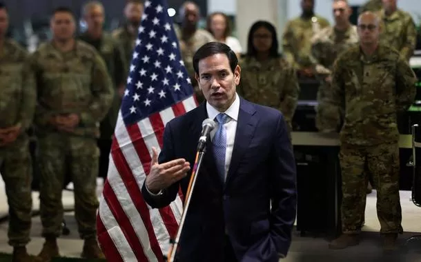 O secretário de Estado dos EUA, Marco Rubio, em Israel - 24/10/2025   