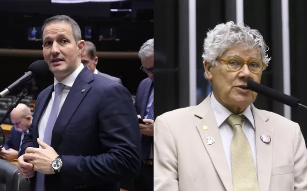 Guilherme Derrite y Chico Alencar