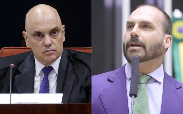 Eduardo Bolsonaro 'ameaçou gravemente' ministros do STF, diz Alexandre de Moraes