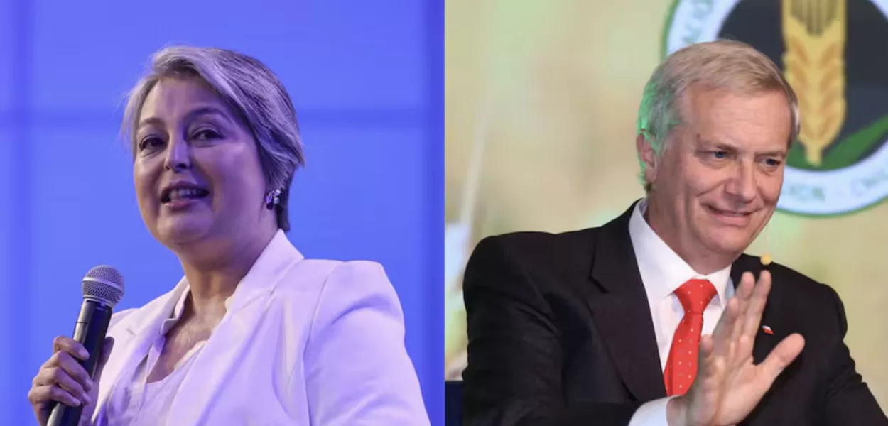 Jeanette Jara e José Antonio Kast