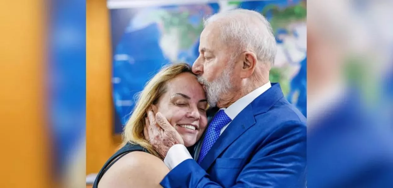 Lurian Cordeiro Lula da Silva e Luiz Inácio Lula da Silva