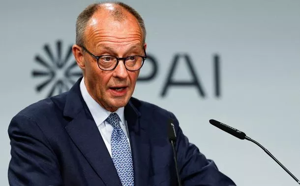 O chanceler da Alemanha, Friedrich Merz - 21/10/2025