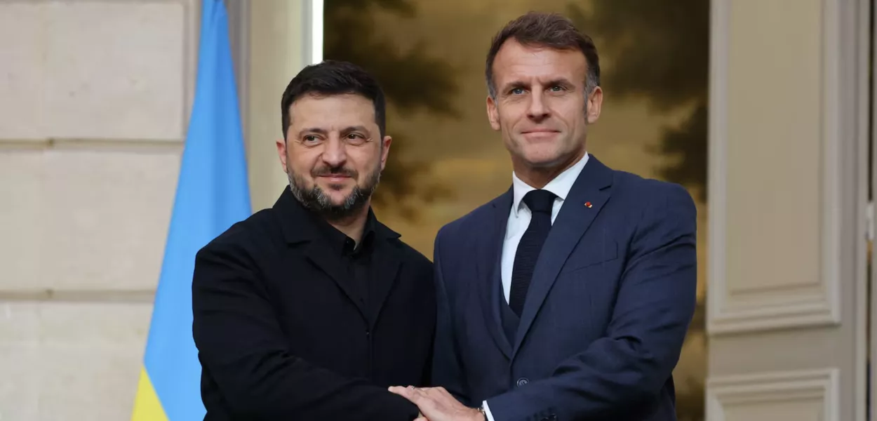 Zelensky e Macron