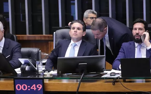 Hugo Motta e Guilherme Derrite