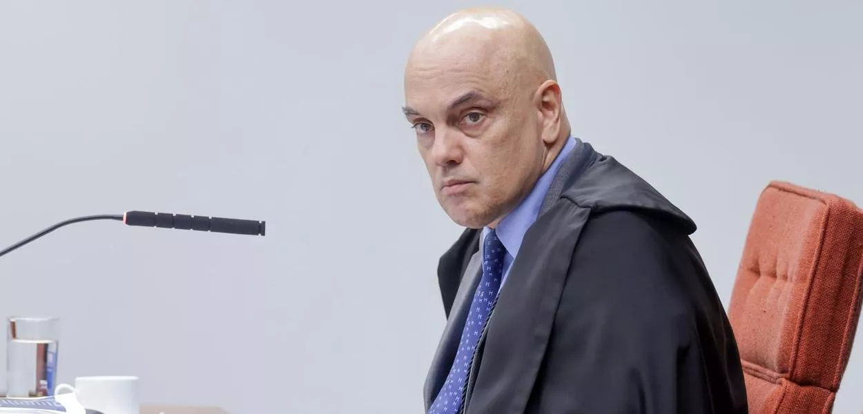 18/11/2025 - O ministro Alexandre de Moraes, do STF, durante o julgamento da Ação Penal 2696 referente ao Núcleo 3 da trama golpista