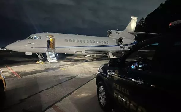 Avião apreendido pela PF