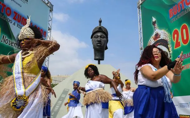 Rio de Janeiro (RJ), 20/11/2024 - Rio celebra dia Nacional da Consciência Negra no Monumento Zumbi dos Palmares, na região central da capital fluminense 
