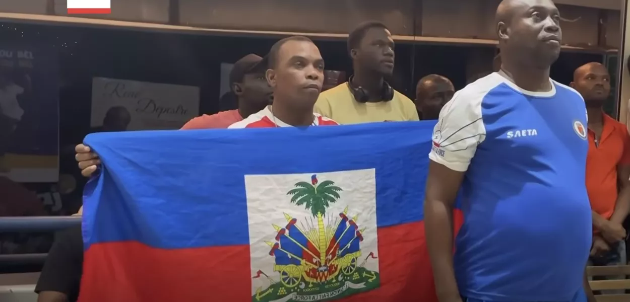 Torcedores da seleção haitiana