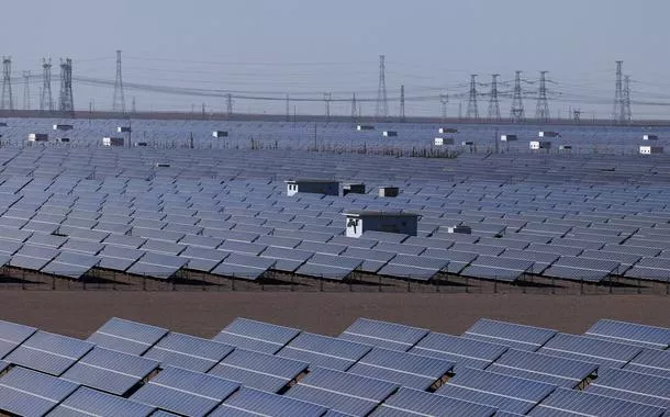 Parque solar na China