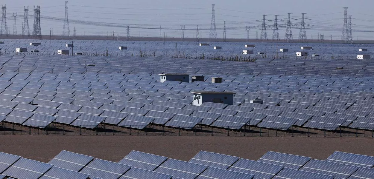 Parque solar na China