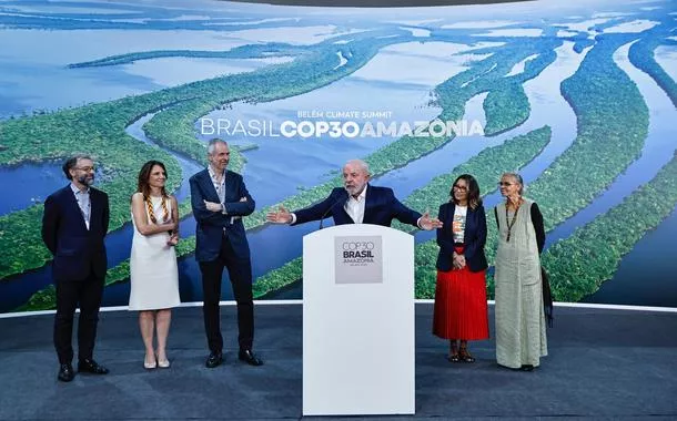 Presidente da República, Luiz Inácio Lula da Silva, durante conversa com a imprensa. Parque da Cidade – Belém (PA)

Foto: Ricardo Stuckert / PR