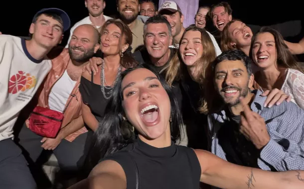 Dua Lipa no Cristo Redentor