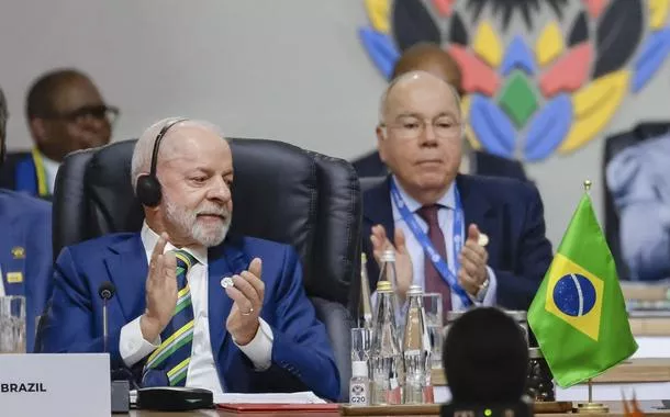 Presidente da República Luiz Inácio Lula da Silva, durante a Sessão de Abertura da Cúpula de Líderes do G20.