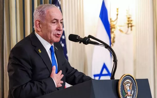 O primeiro-ministro israelense, Benjamin Netanyahu - 29/09/2025