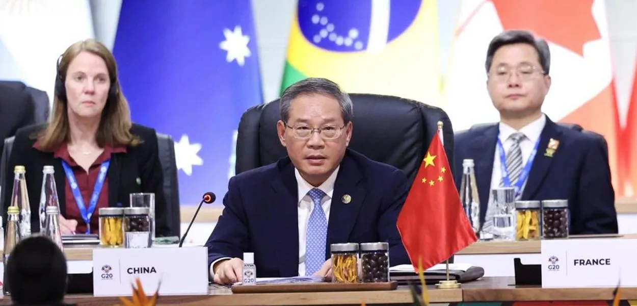 Premiê chinês insta G20 a defender livre comércio e construir uma economia mundial aberta
