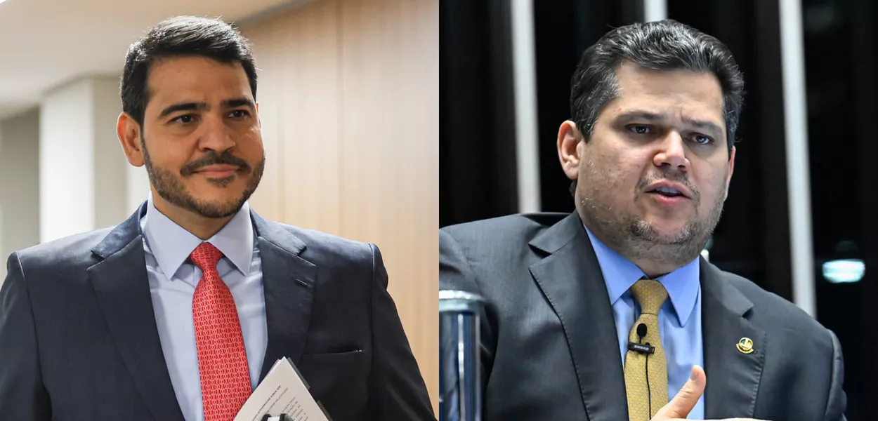 Jorge Messias e Davi Alcolumbre