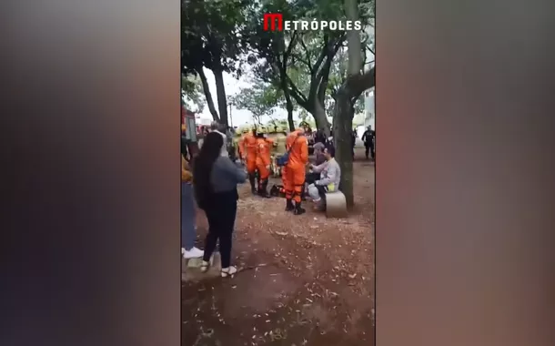 Bombeiros atendem ocorrência no Ministério da Igualdade Racial