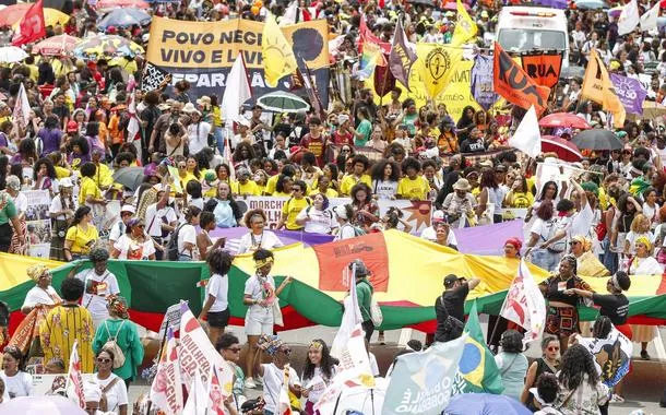 Marcha das Mulheres Negras na Esplanada dos Ministérios