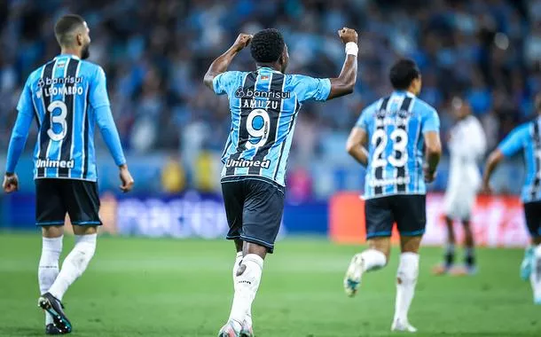 Lance da partida entre Gremio e Vasco disputada na noite desta quarta-feira, na Arena do Gremio, em partida valida pela Campeonato Brasileiro
