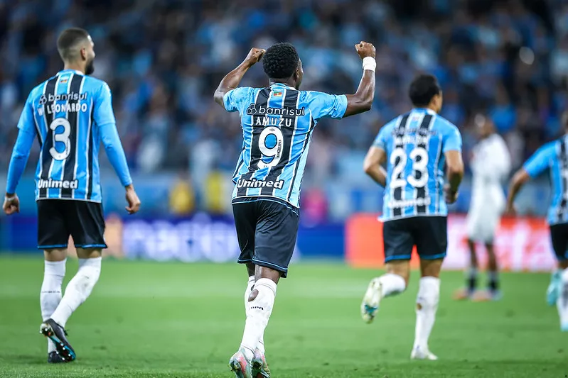 Lance da partida entre Gremio e Vasco disputada na noite desta quarta-feira, na Arena do Gremio, em partida valida pela Campeonato Brasileiro