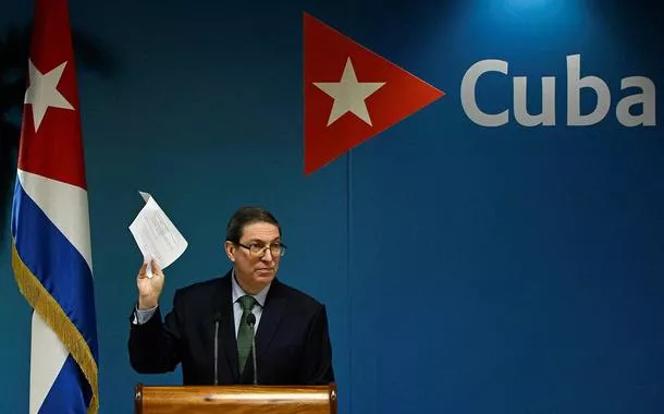 Ministro das Relações Exteriores de Cuba, Bruno Rodríguez
