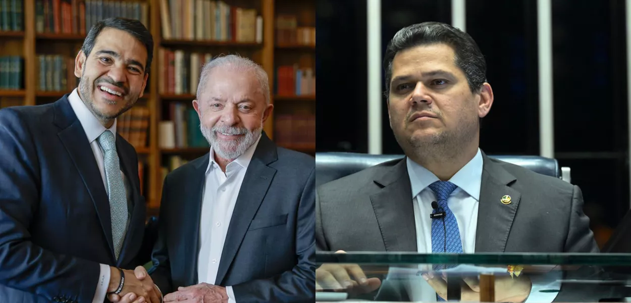Jorge Messias, Lula e Davi Alcolumbre