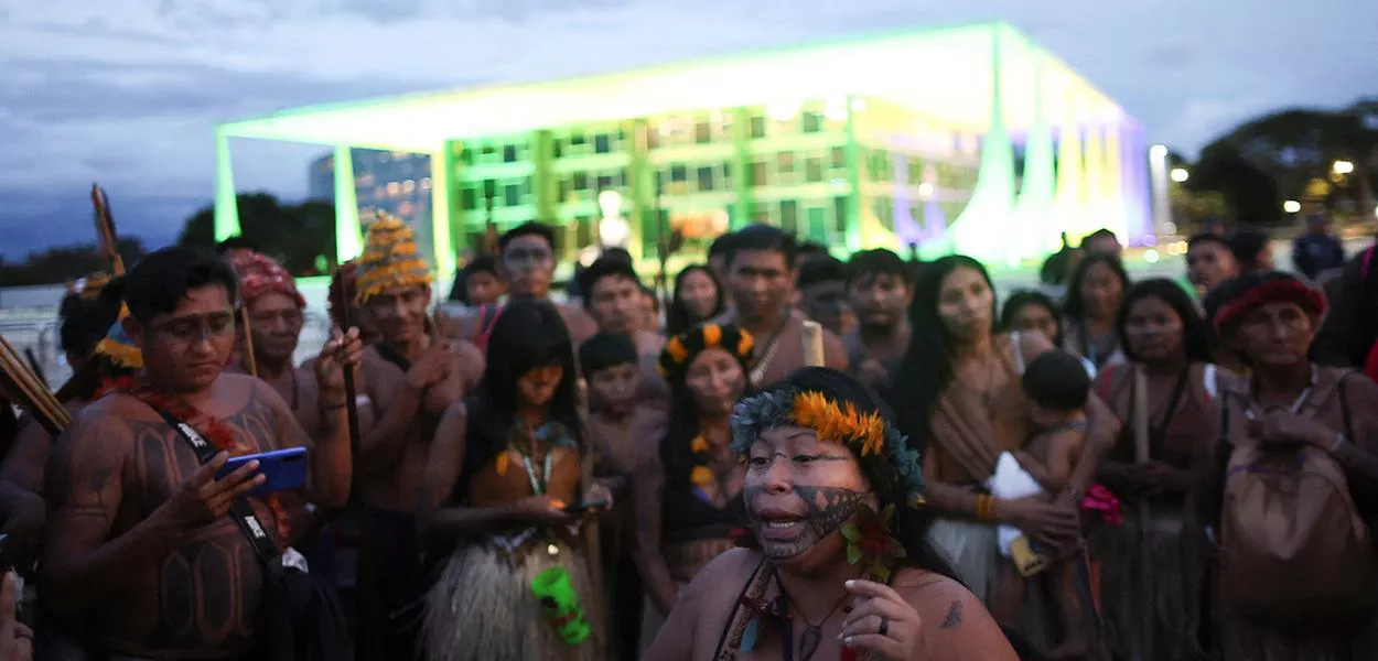 Indígenas protestam em frente ao STF sobre a questão do marco temporal
15/04/2025
