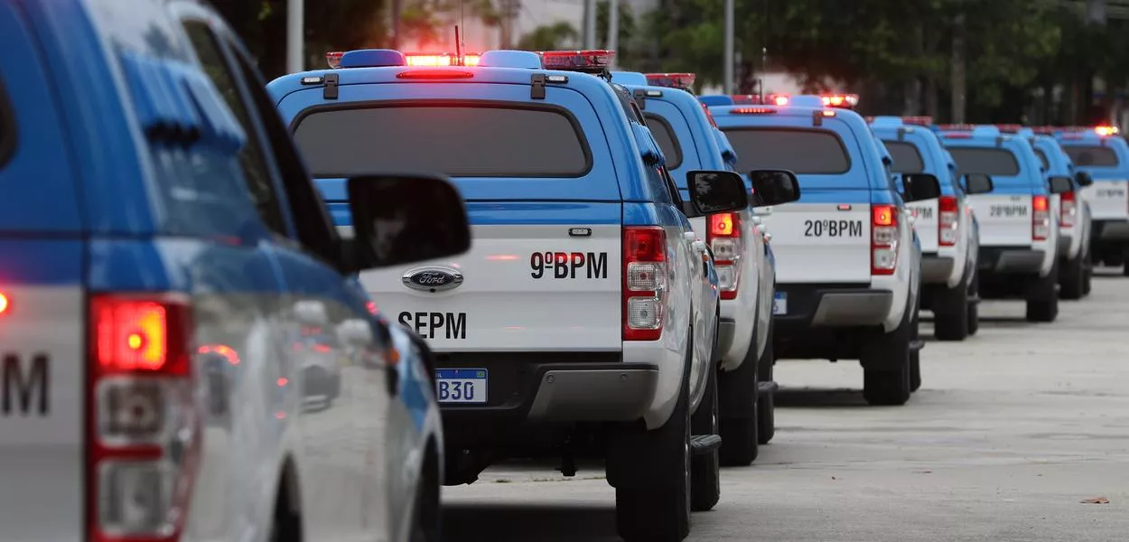 Viaturas da Polícia Militar do Rio de Janeiro