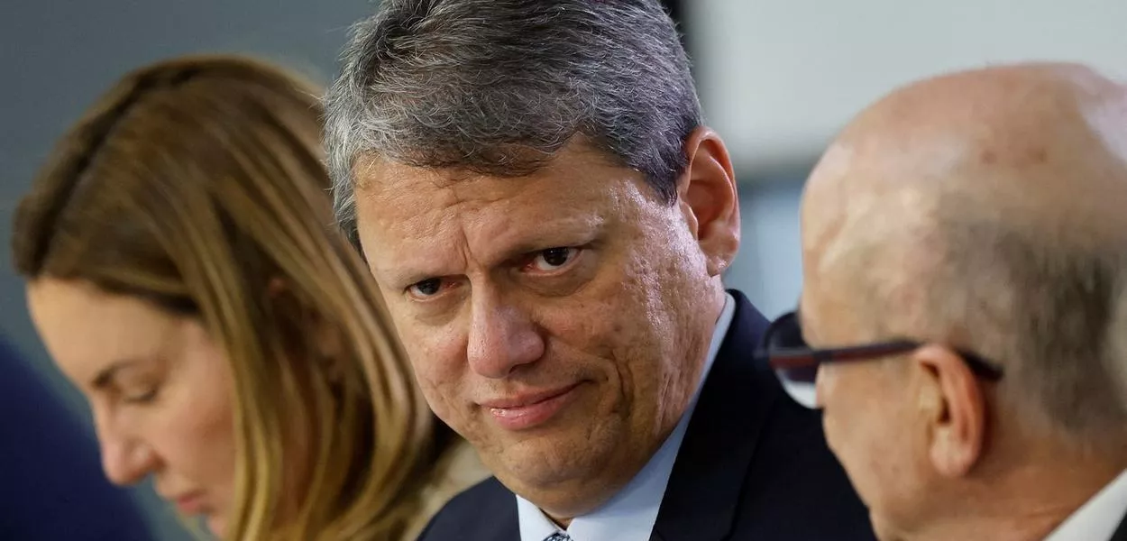 O governador de São Paulo, Tarcísio de Freitas - 31/10/2024