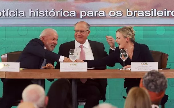 Lula, Geraldo Alckmin e Gleisi Hoffmann