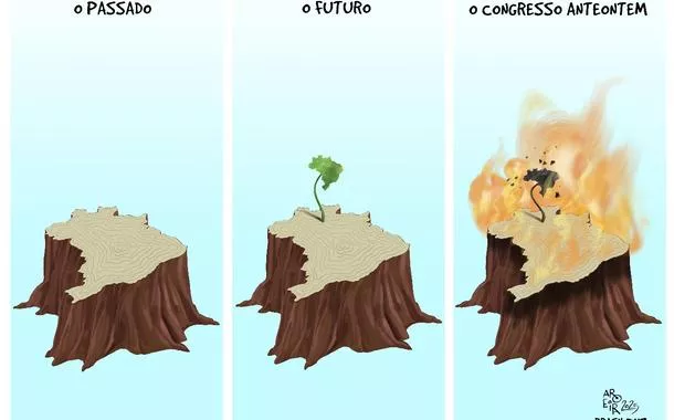 Que tempos, que costumes!-Charge-Aoreira