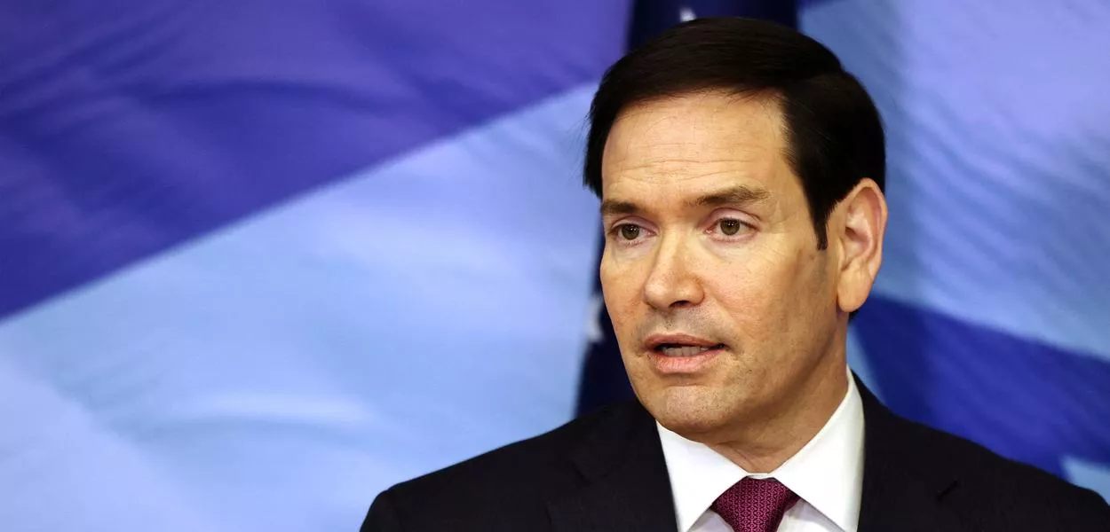 O secretário de Estado dos EUA, Marco Rubio, em Jerusalém - 23/10/2025  