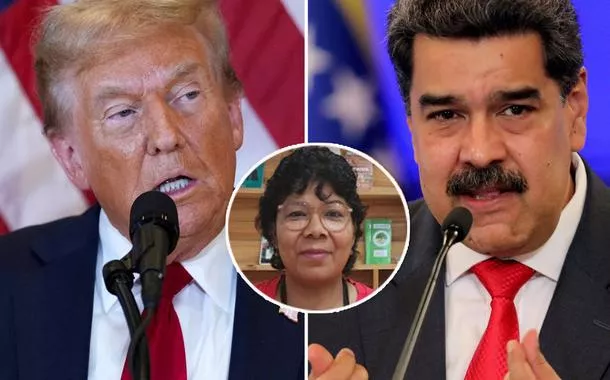 Donald Trump, Rosana Fernandes e Nicolás Maduro