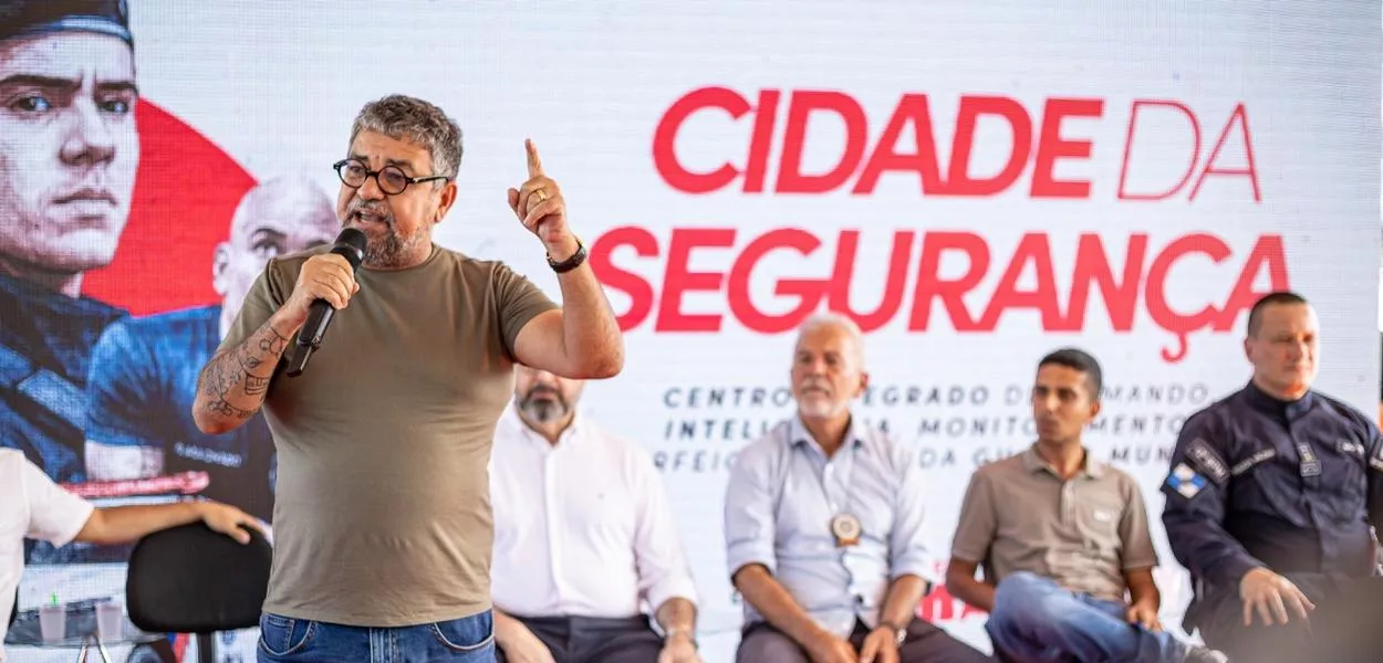 O prefeito Washington Quaquá lança a Cidade da Segurança