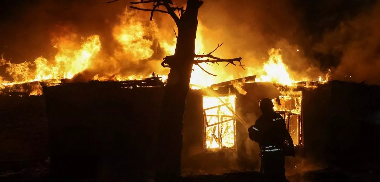 Ataque em Kharkiv, Ucrânia, em 23 de novembro de 2025