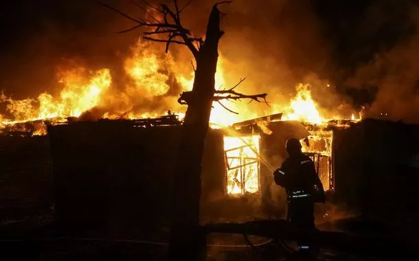 Ataque em Kharkiv, Ucrânia, em 23 de novembro de 2025