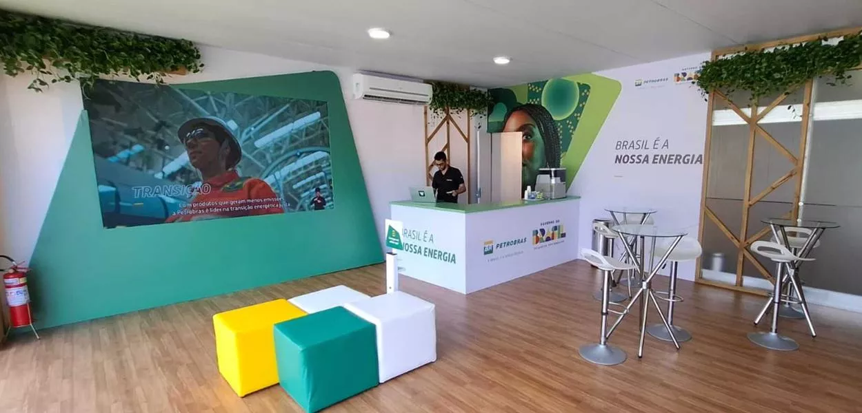 Estande da Petrobras na Fenagro