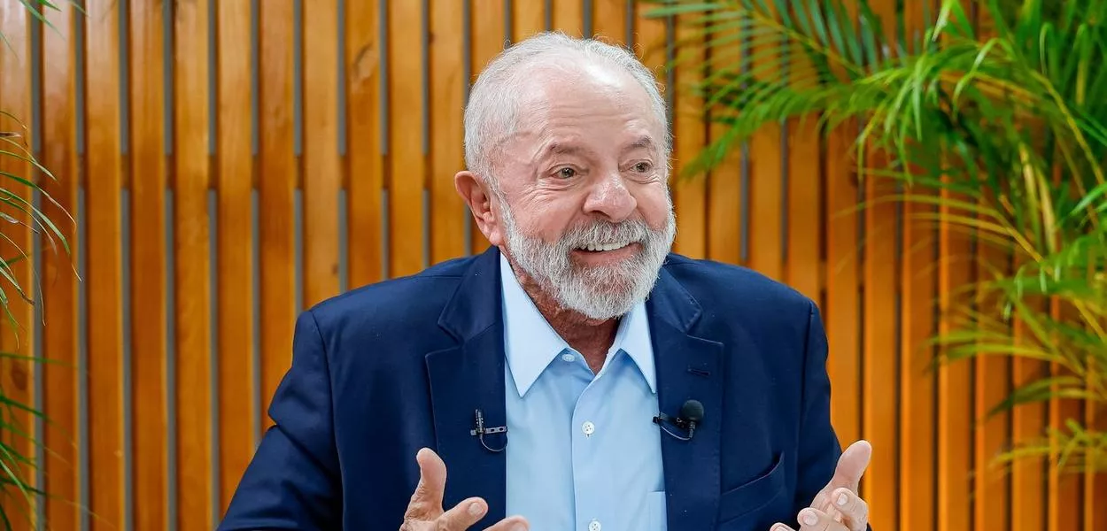 Presidente Luiz Inácio Lula da Silva durante entrevista em foto divulgada no dia 2 de dezembro