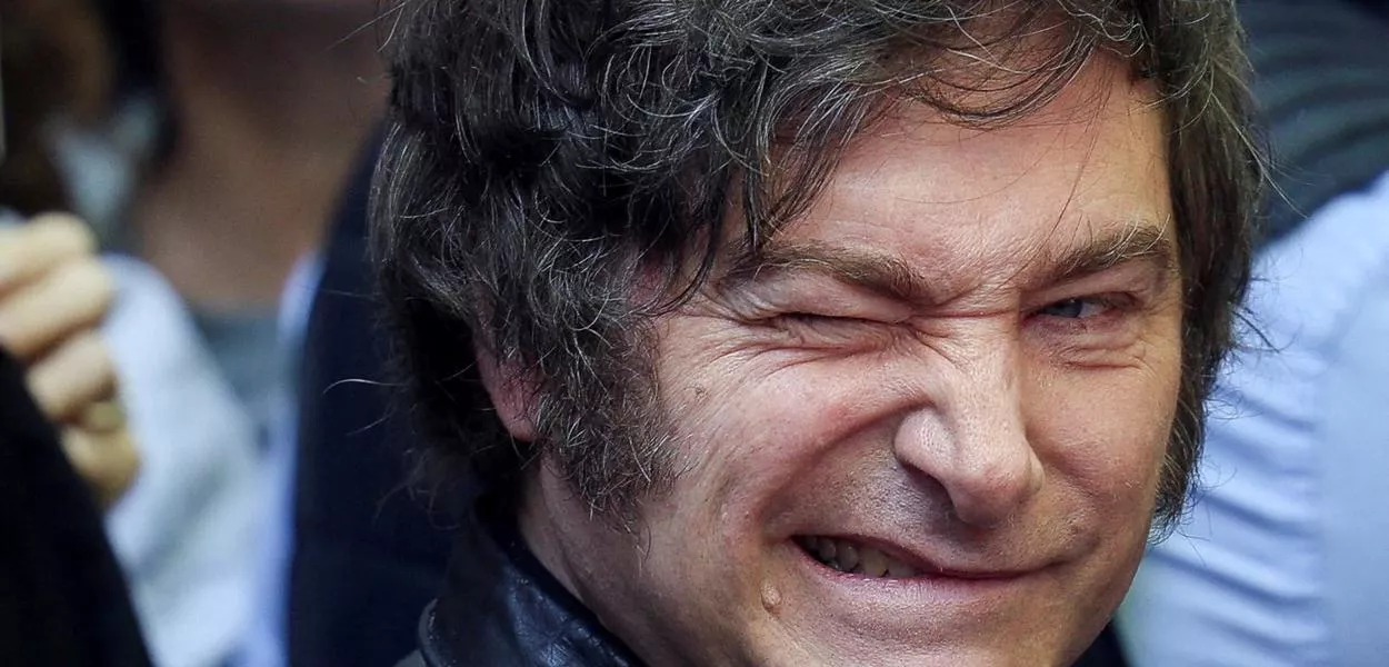 O presidente da Argentina, Javier Milei, em Buenos Aires - 26/10/2025