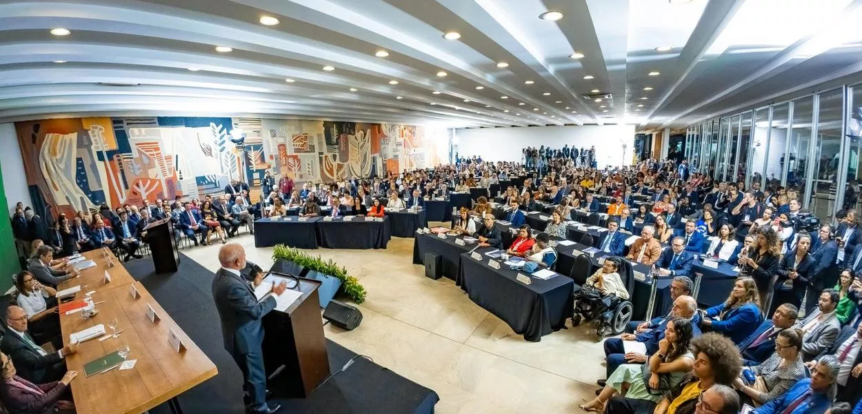 Presidente Lula durante a Reunião Plenária do Conselho de Desenvolvimento Econômico Social Sustentável