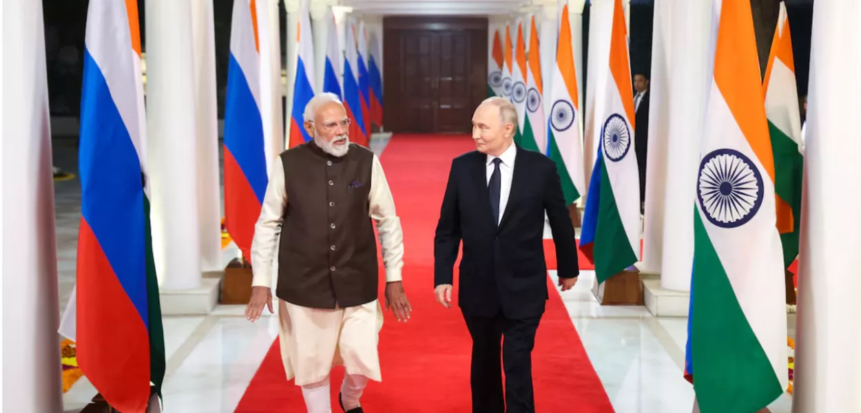 Modi e Putin realizam encontro estrarégico em Nova Déli