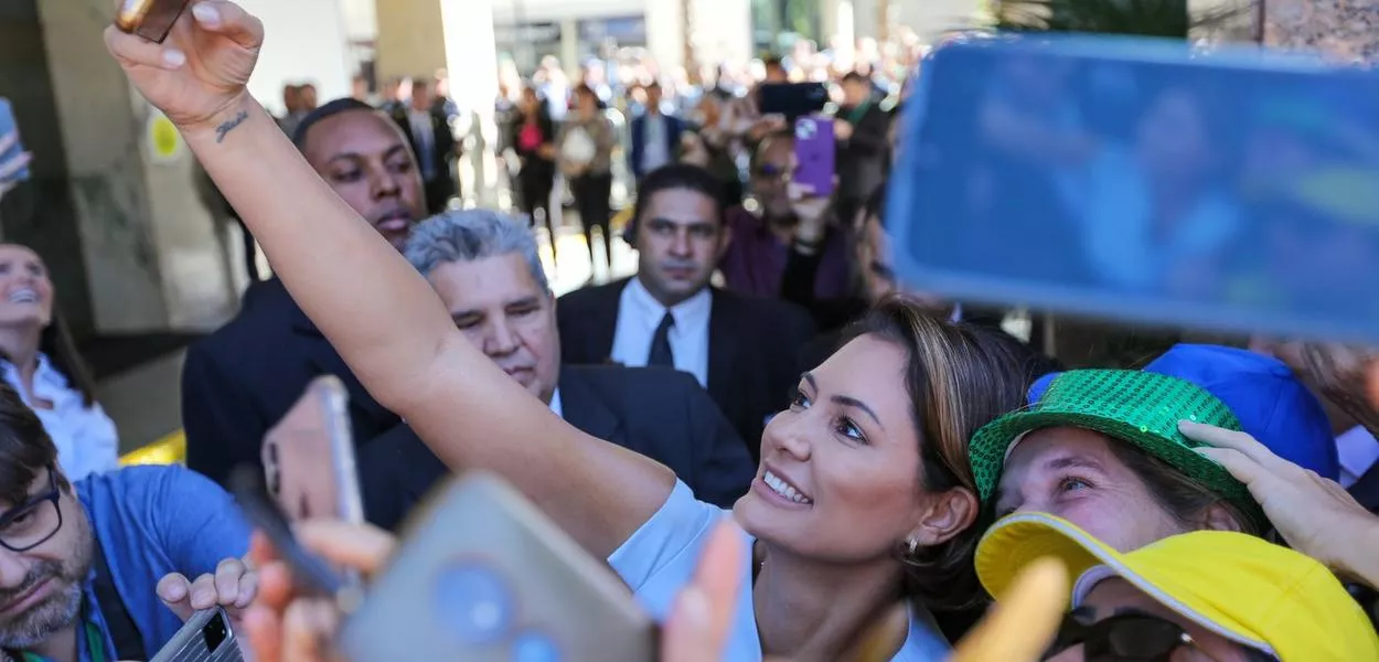 Brasília (DF) - 30/03/2023 - Michelle Bolsonaro