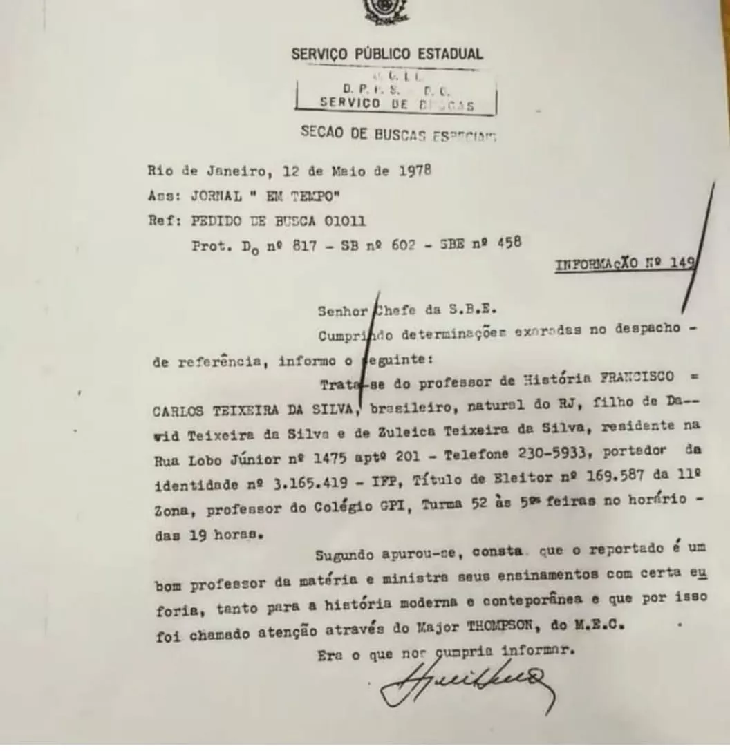 "Um passado que não passa..."